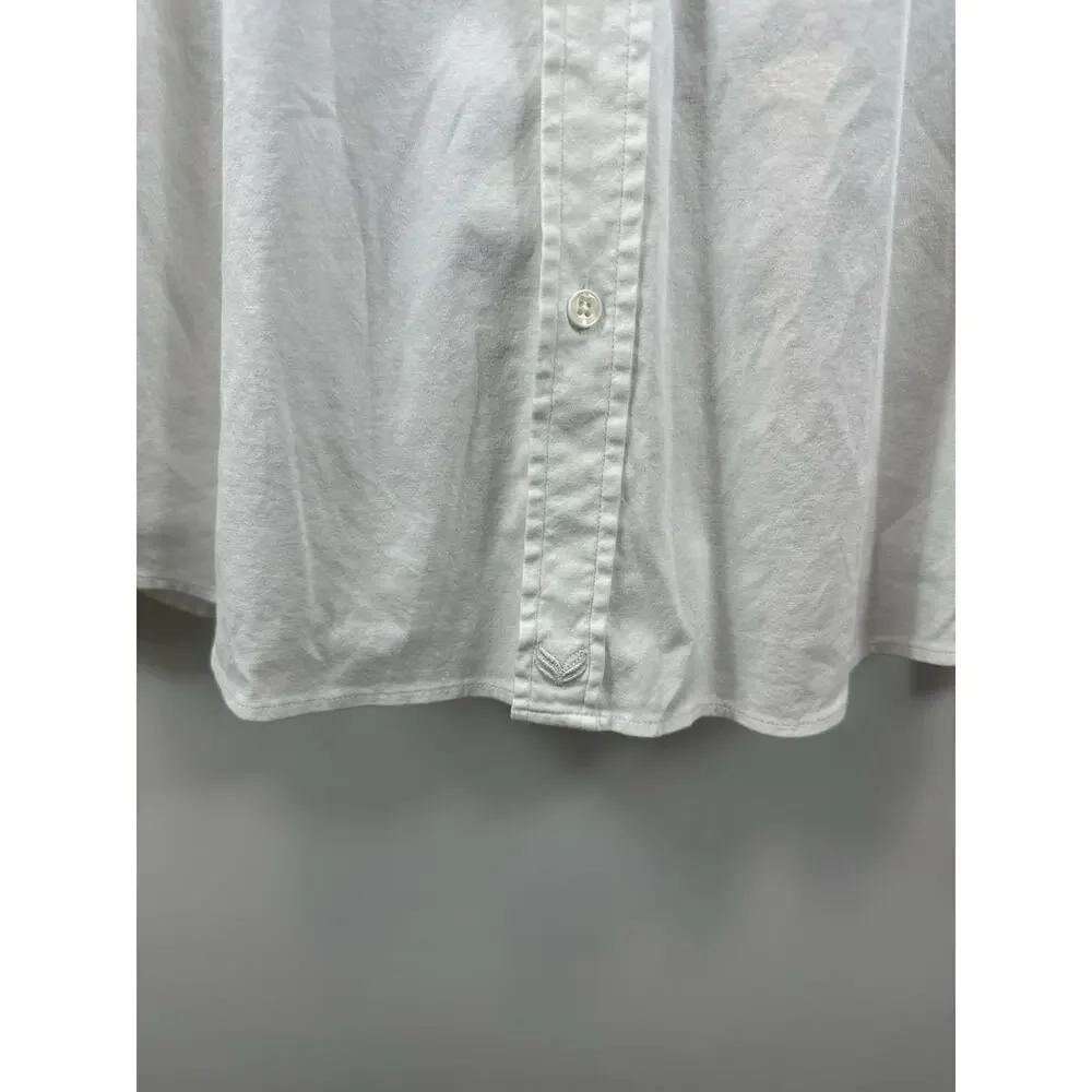 Buttercloth Performance Dress Shirt Longsleeve Mens Size XL Tall Fit White - Picture 10 of 12